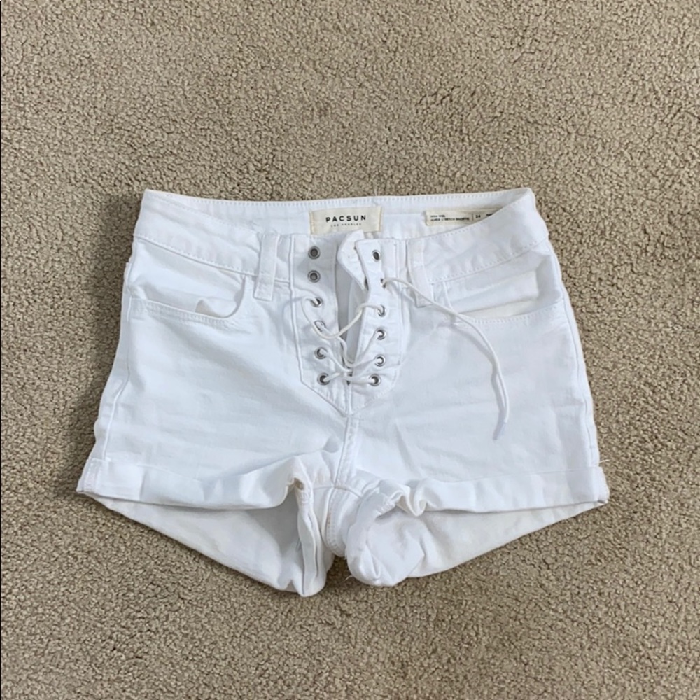 Pac sun white shorts